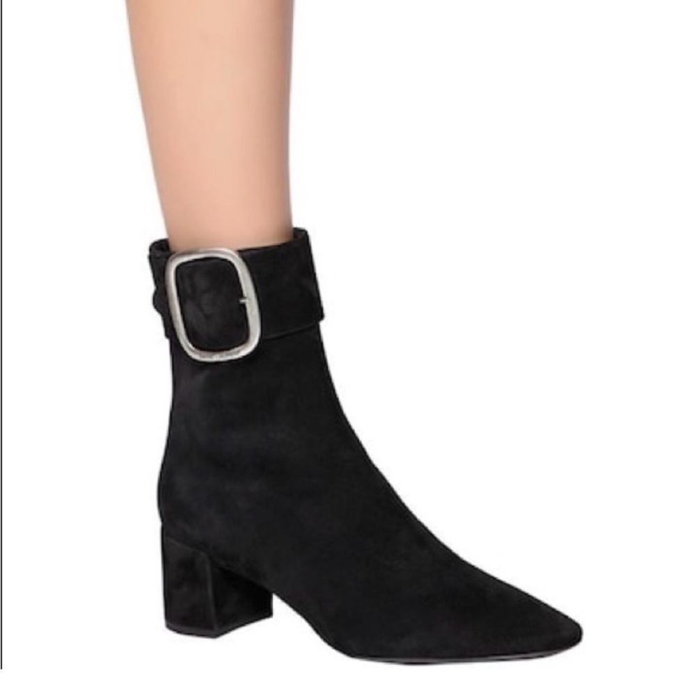 Saint Laurent Joplin Suede Bootie Runs Small Fits 8.5